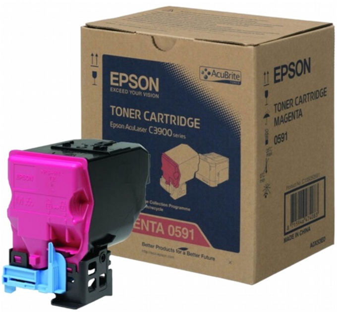 Toner Epson C3900 Magenta (8715946474083) - obraz 1