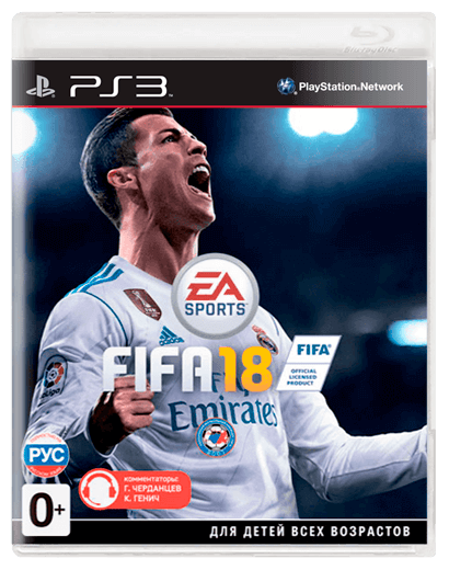 Игра Sony PlayStation 3 FIFA 18 Русская Озвучка Б/У - Фото 1 Игра Sony PlayStation 3 FIFA 18 Русская Озвучка Б/У - изображение 1