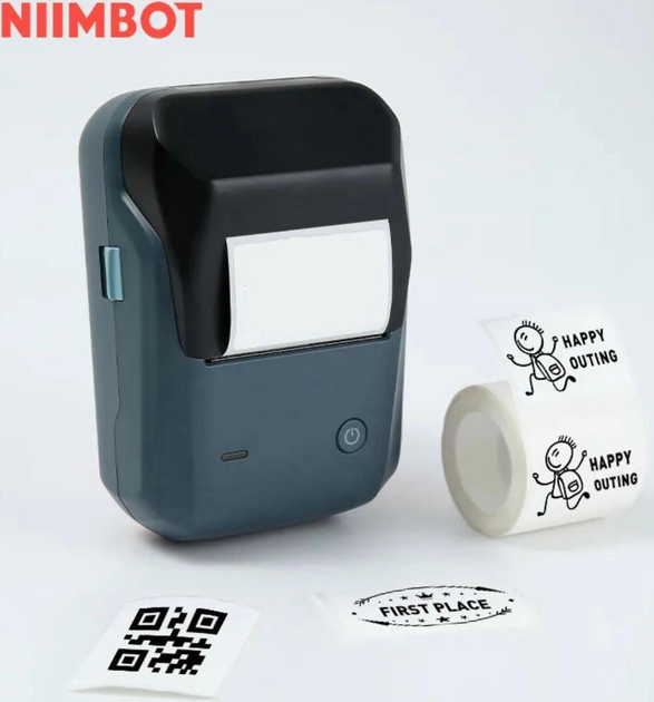 Портативный термопринтер для этикеток NIIMBOT B1 принтер для печати стикеров, наклеек [922884] - изображение 1