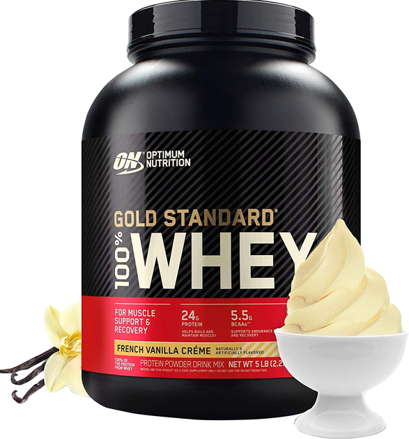 Протеїн Optimum Nutrition 100% Whey Gold Standard 2.27 кг French Vanilla Creme (748927024128) - зображення 1