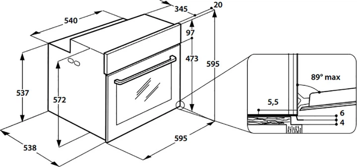 Piekarnik elektryczny Whirlpool AKZ9 6230 WH - obraz 11