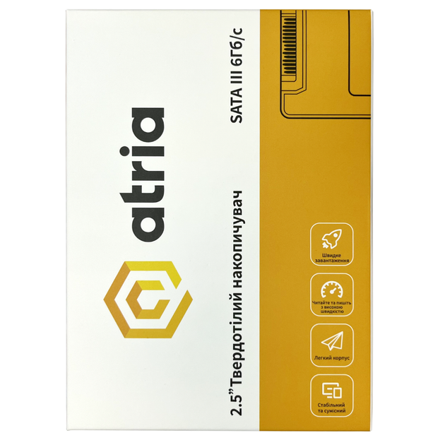 Накопитель SSD 2.5" ATRIA ATSATXT200/256 256ГБ/TLC - изображение 3