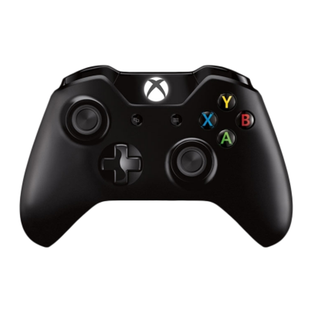 Геймпад Беспроводной Microsoft Xbox One Version 1 Black Б/У – фото ...