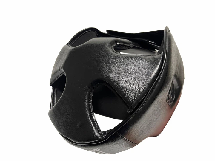 Боксерський шолом відкритий Everlast із еко-шкіри чорний XL - Фото 4 Боксерський шолом відкритий Everlast із еко-шкіри чорний XL - зображення 4