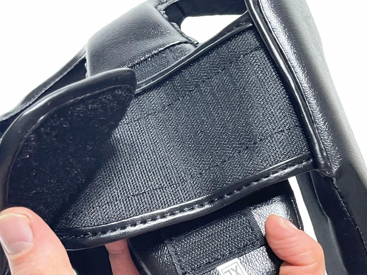 Боксерський шолом відкритий Everlast із еко-шкіри чорний XL - Фото 5 Боксерський шолом відкритий Everlast із еко-шкіри чорний XL - зображення 5