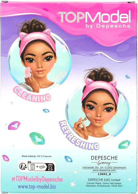 Набір для догляду за шкірою обличчя Depesche TOPModel Flat Beauty and Me (4010070666712) - зображення 5