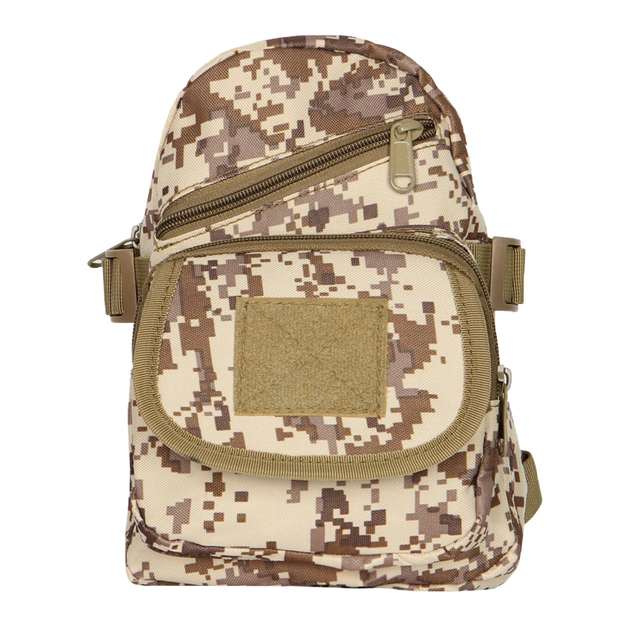 Рюкзак тактический на одно плечо AOKALI Outdoor A31 Sand Pixel - изображение 1