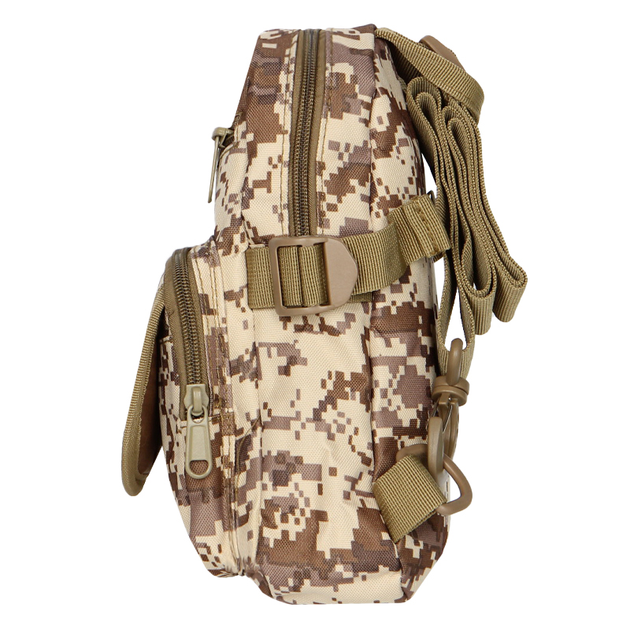 Рюкзак тактический на одно плечо AOKALI Outdoor A31 Sand Pixel - изображение 2