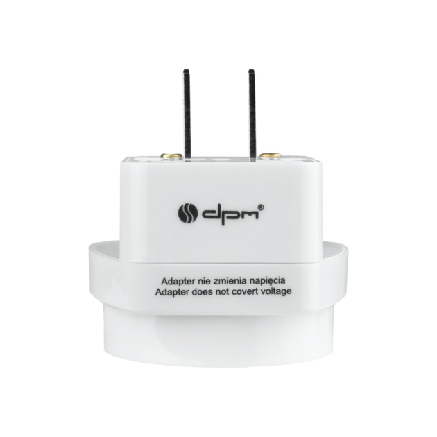 Adapter podróżny DPM do gniazda typu A PF01US-W biały (5906881219850) - obraz 3