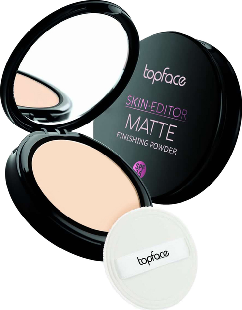 Акція на Пудра компактна TopFace Skin-Editor Matte Finishing Powder SPF15 001 10 г від Rozetka