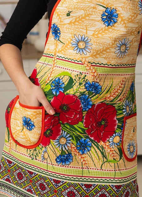 Фартух кухонний "Колосок" (75х55 см.) - зображення 3