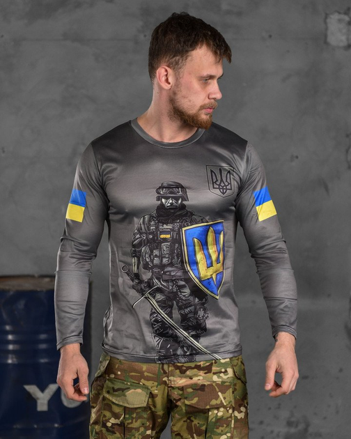 Лонгслів ukrainian soldier L - зображення 1