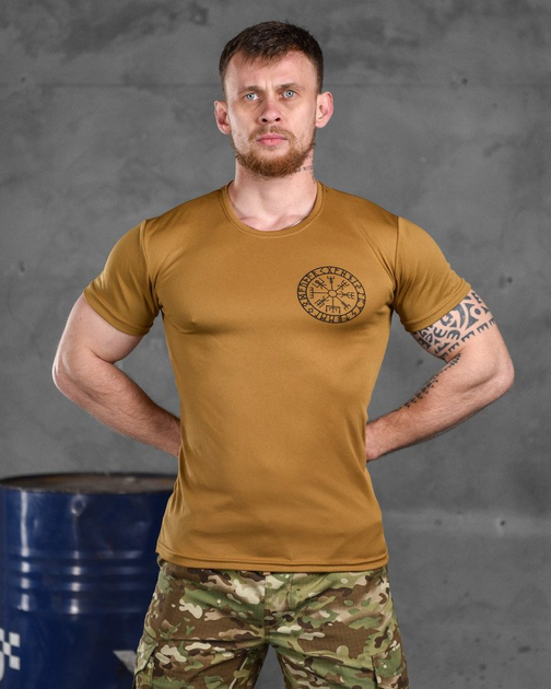 Тактическая потоотводящая футболка odin кайот руны XXL - изображение 1