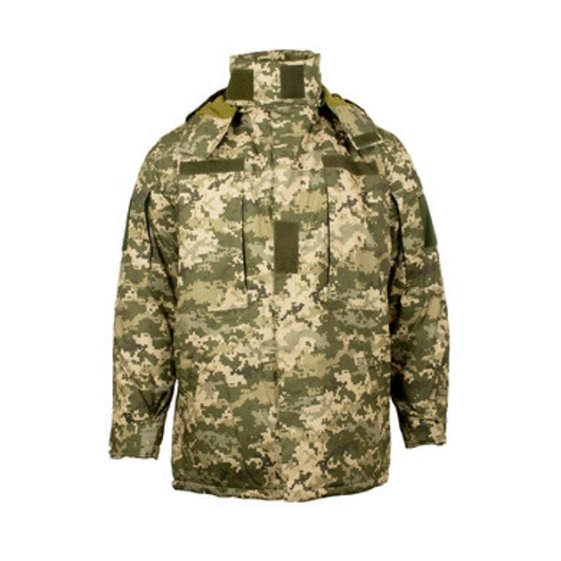 Куртка тактическая зимняя (Бушлат) Рип-Стоп ММ-14 (Украинский пиксель) 46 - изображение 1
