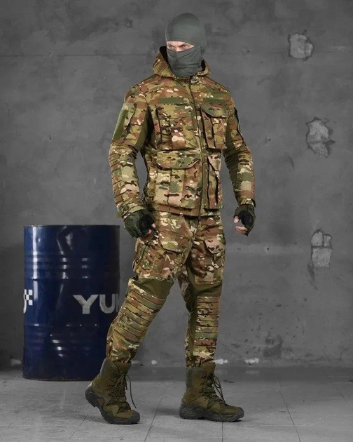 Тактический штурмовой костюм весна/лето штаны+куртка S мультикам (83961) - изображение 2