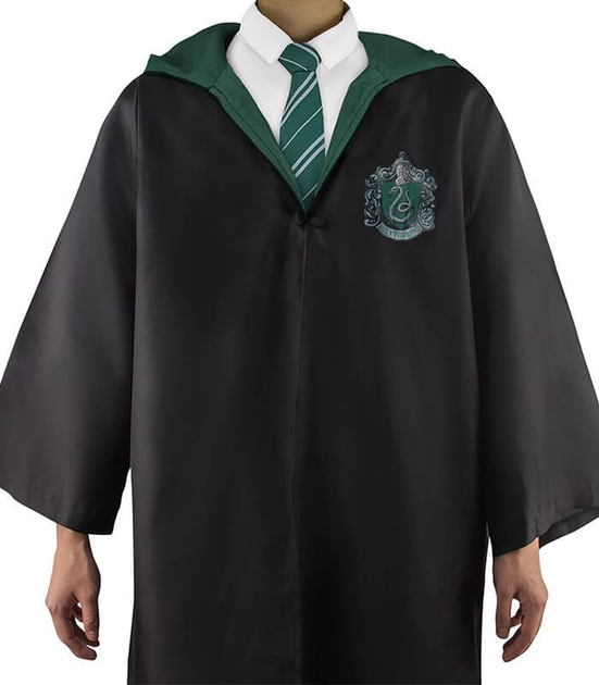 Strój karnawałowy Rubies Harry Potter Slytherin Robe Necktie and Tattoos Kids Xs 110 cm (4895205602748) - obraz 2