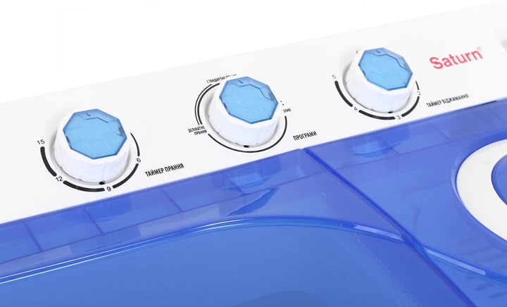 Пральна машина напівавтомат Saturn ST-WM0624 Blue - зображення 4