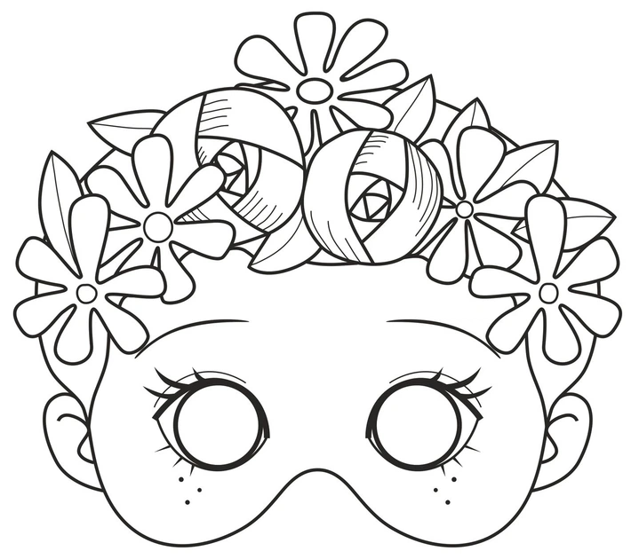Маски для розфарбовуванняAvenue Mandarine Graffy Graffy Pop Mask Girl 24 шт (3609510520212) - зображення 2