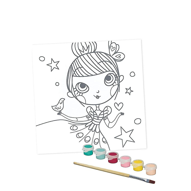 Набір для розмальовки Avenue Mandarine Принцеса з фарбами та пензликом (3609510530198) - зображення 2