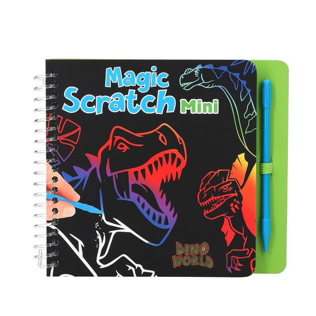Скретчбук Depesche Dino World Mini Magic (4010070664893) - зображення 1