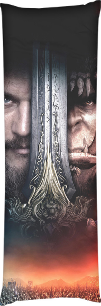 Подушка дакимакура Warcraft art Размер: 60х180 см 