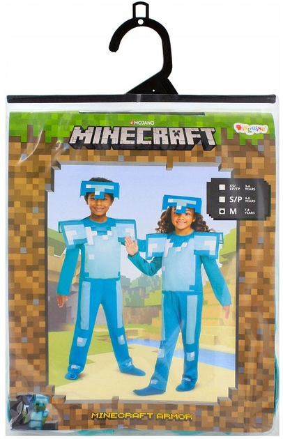 Strój karnawałowy Jakks Disguise Minecraft Diamond Armor 5-6 lat 116 cm (0192995115781) - obraz 2