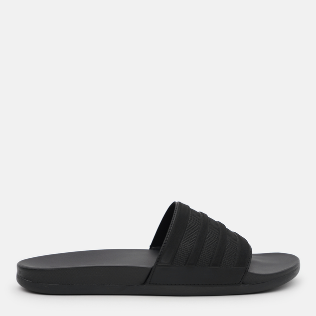 Акція на Чоловічі шльопанці для пляжу Adidas Adilette Comfort ID3406 40.5 (7UK) 25.5 см Cblack/Cblack/Cblack від Rozetka