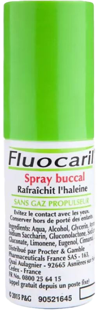 Освіжувач порожнини рота Fluocaril спрей 15 мл (8710522965665) - зображення 1