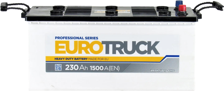 Автомобильный аккумулятор Eurotruck 230Ач 1500А (518x276x242 мм) (ET2301500) - изображение 1