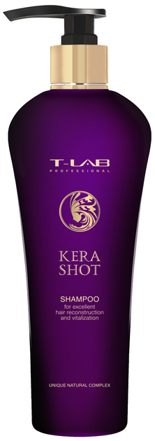 Szampon T-LAB Professional Kera Shot do odbudowy włosów 750 ml (5060466660137) - obraz 1