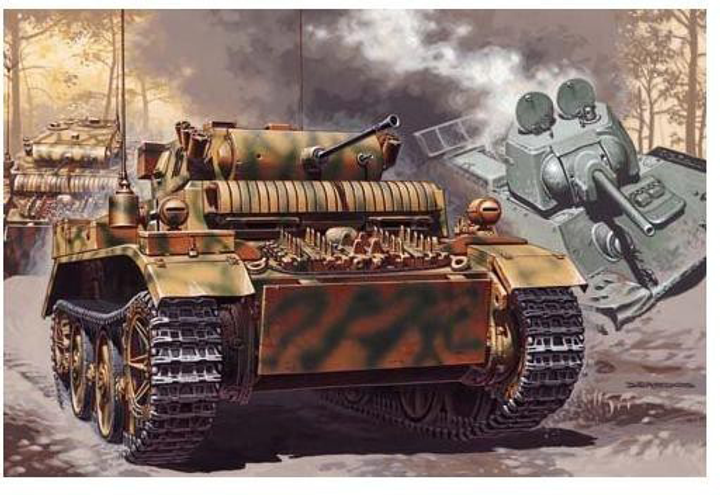 Model do składania Mirage Hobby SdKfz 123 Lekki Czołg Zwiadowczy 1:35 (5901461351081) - obraz 2