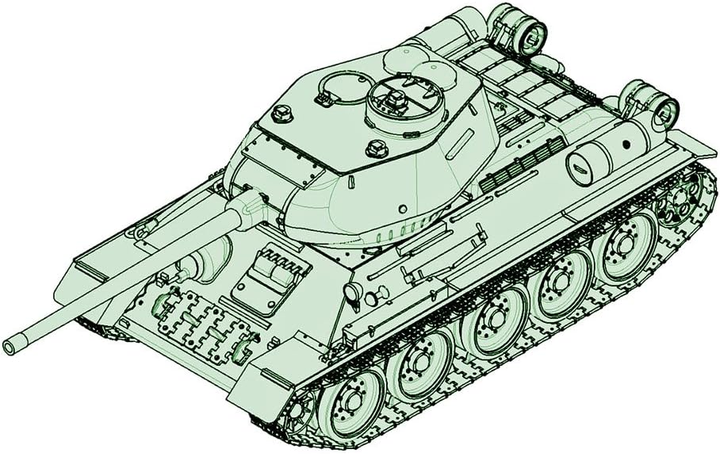 Збірна модель Trumpeter T-34/85 1:72 (9580208071671) - зображення 2