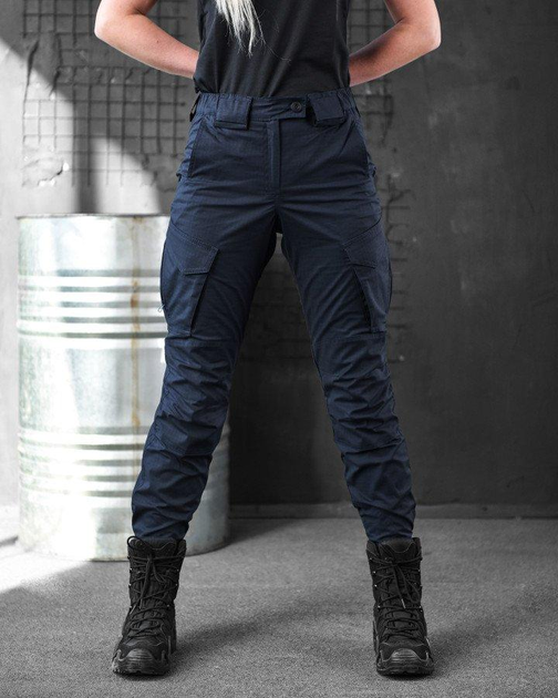Женские тактические штаны синие 52 - изображение 2