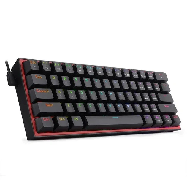 Клавиатура Redragon Fizz K617 Black ENG (K617RGB-B) – фото, отзывы