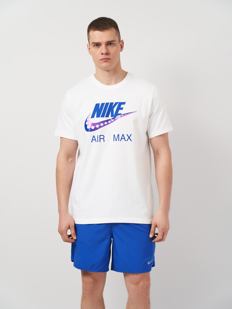 Акція на Футболка довга чоловіча Nike U Nsw Tee Am Day Futura FQ3754-100 XL Біла від Rozetka