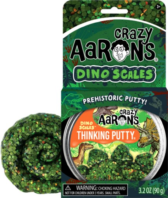 Slime Crazy Aarons Thinking Putty Trendsetters Dino Scales (0810066954151) - obraz 1