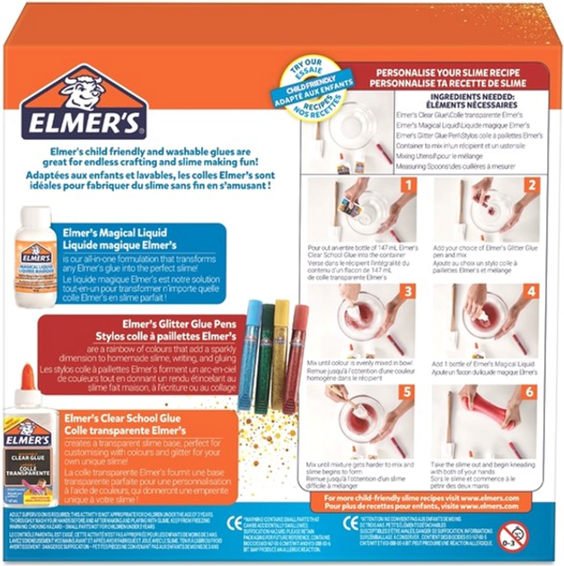 Zestaw kreatywny Elmers Glue Slime Starter Kit (3026980509439) - obraz 2