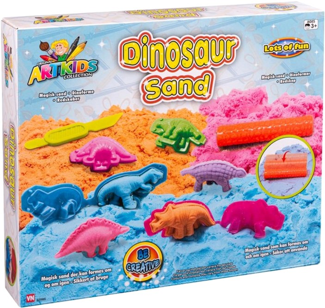 Набір кінетичного піску ArtKids Magic Sand Dinosaur (5701719028860) - зображення 1