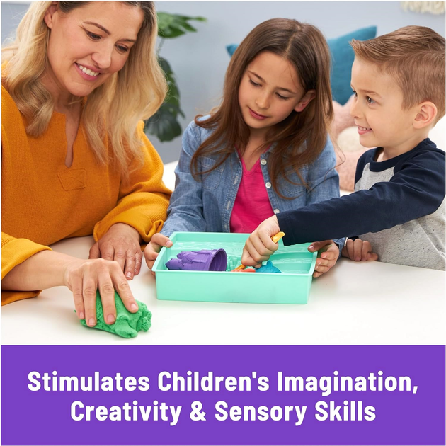 Piasek kinetyczny Spin Master Sandbox Zielony 454 g (0778988404942) - obraz 7
