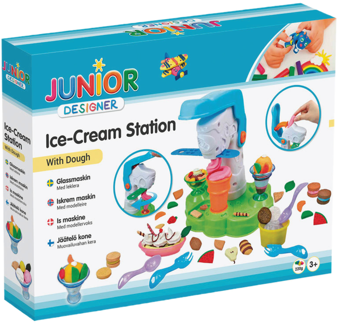 Zestaw kreatywny Junior Designer Dough Ice Cream (5713428009290) - obraz 1