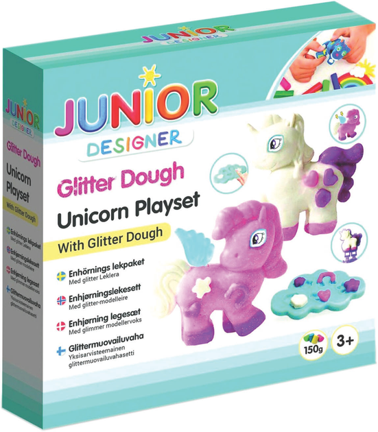 Zestaw kreatywny Junior Designer Dough Unicorn (5713428013723) - obraz 1