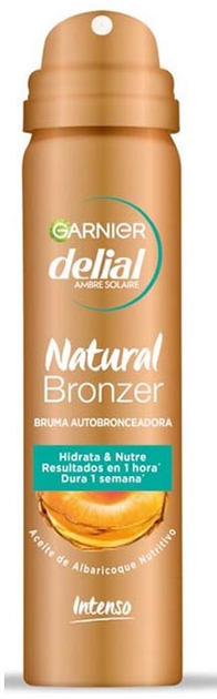 Спрей для автозасмаги Garnier Natural Bronzer Self Tanning Mist Intense 75 мл (3600542456739) - зображення 1