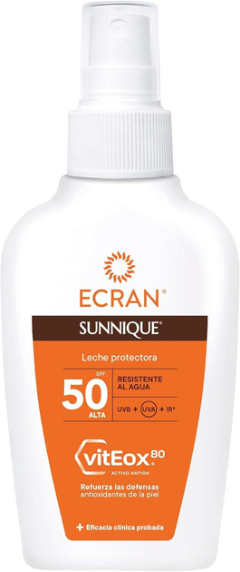 Спрей Ecran Sunnique Leche Protectora SPF 50 100 мл (8411135007130) - зображення 1