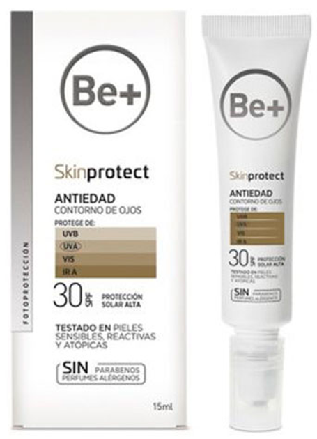 Krem pod oczy Be+ Skin Protect Anti-Ageing Eye Contour 15 ml (8470001950635) - obraz 1
