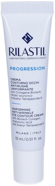 Krem pod oczy Rilastil Progression (+) Anti-Wrinkle Eye Contour 15 ml (8055510241025) - obraz 1