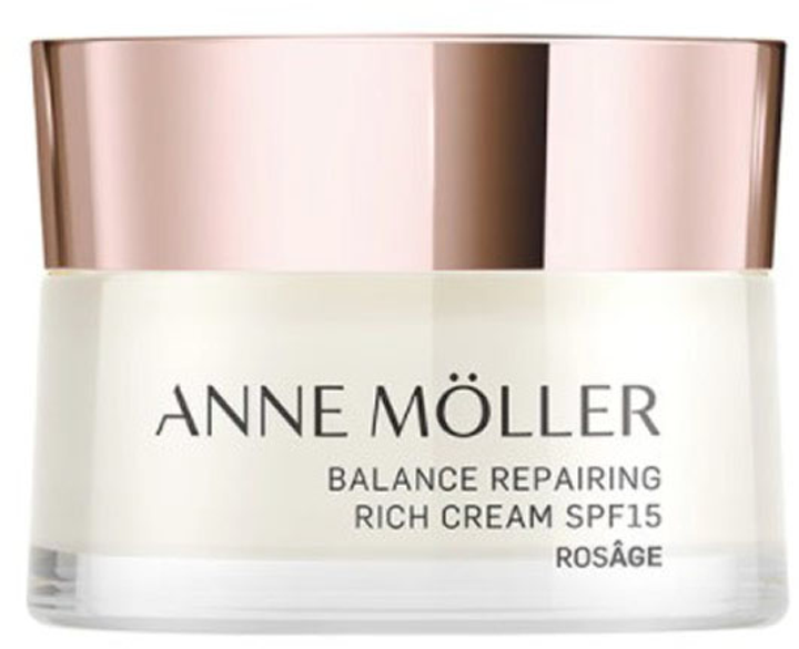 Крем для обличчя Anne Moller Rosâge Balance Rich Repairing Cream SPF15 денний 50 мл (8058045430001) - зображення 1
