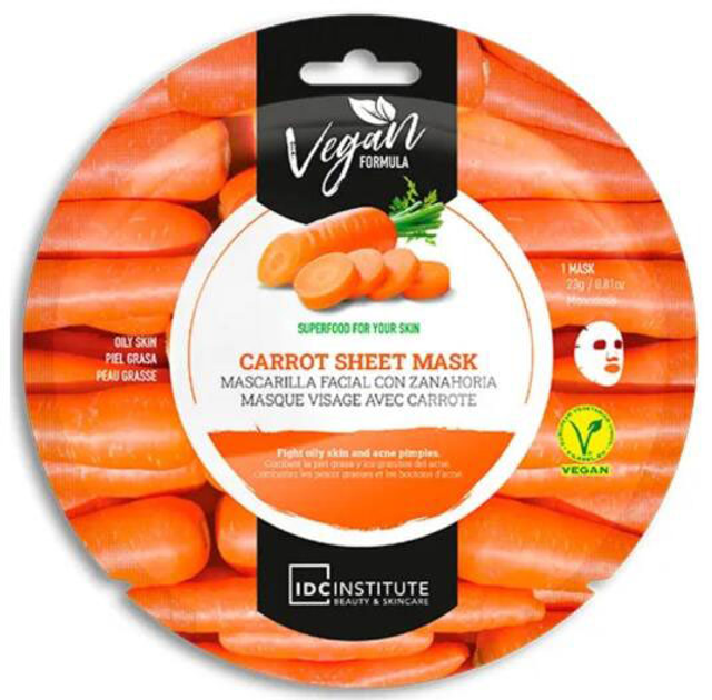 Маска для обличчя IDC Institute Mask Carrot для жирної шкіри 23 г (8436591922254) - зображення 1