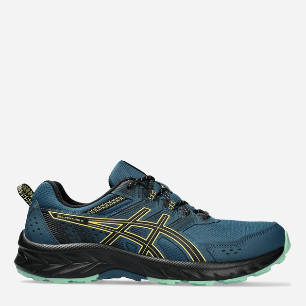 Акція на Чоловічі кросівки для бігу ASICS Gel-Venture 9 1011B486-406 43.5 (9.5US) 27.5 см Синій/Чорний/Жовтий від Rozetka