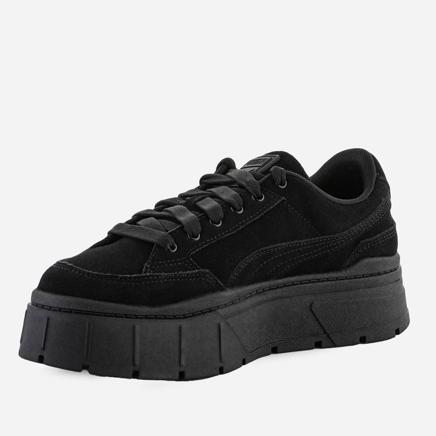 Жіночі кеди низькі Puma Mayze Stack Suede Wns 383983-01 38.5 (5.5UK) 24.5 см Чорні (4065449378840) - зображення 4