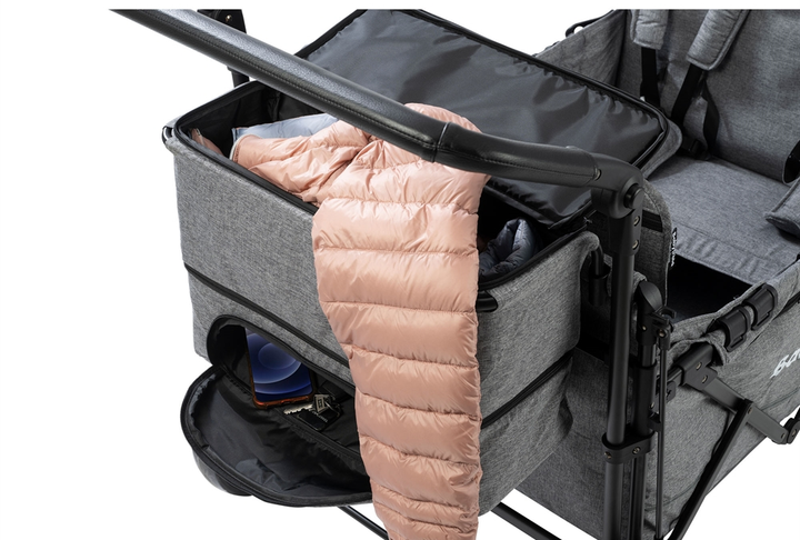 Wózek dziecięcy BabyTrold Fun Pram including seats szara (5704211723646) - obraz 3